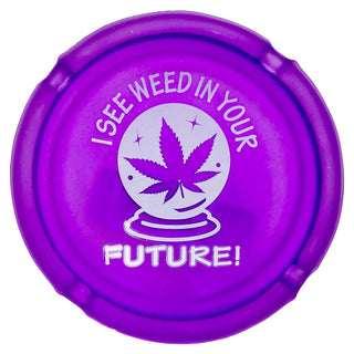 TMI In Your Future Glass Ashtray