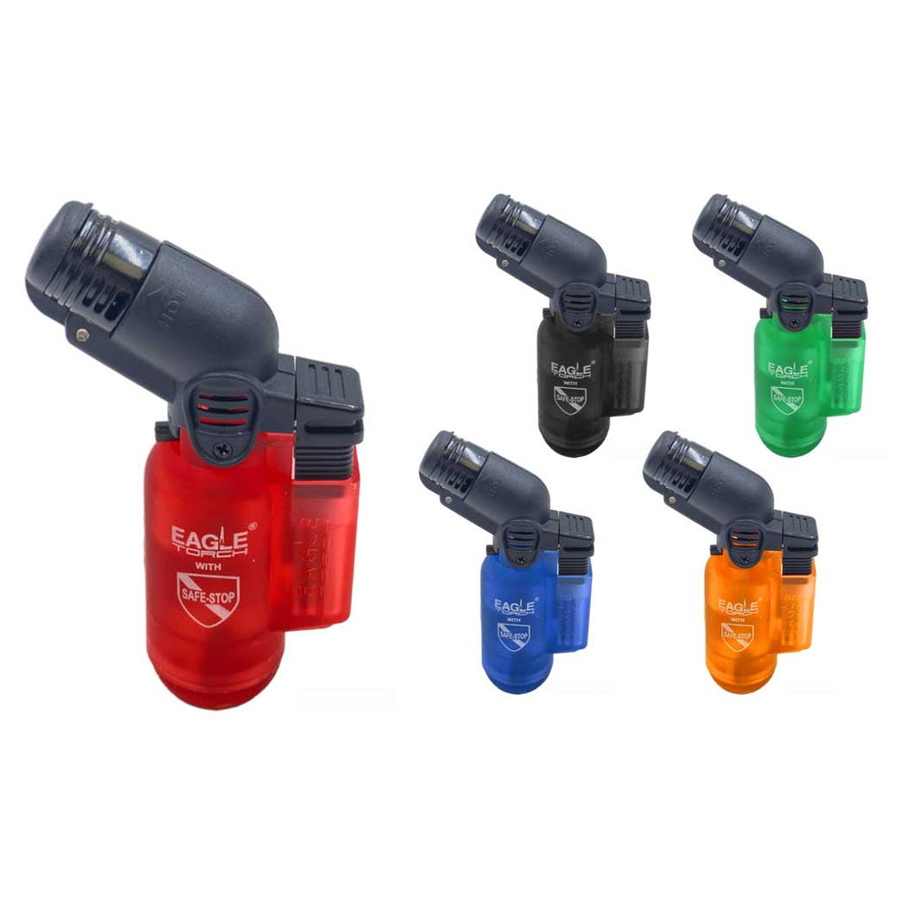 Eagle Torch Mini-Angle Single Flame Butane Torch – Excitement Smokin PA