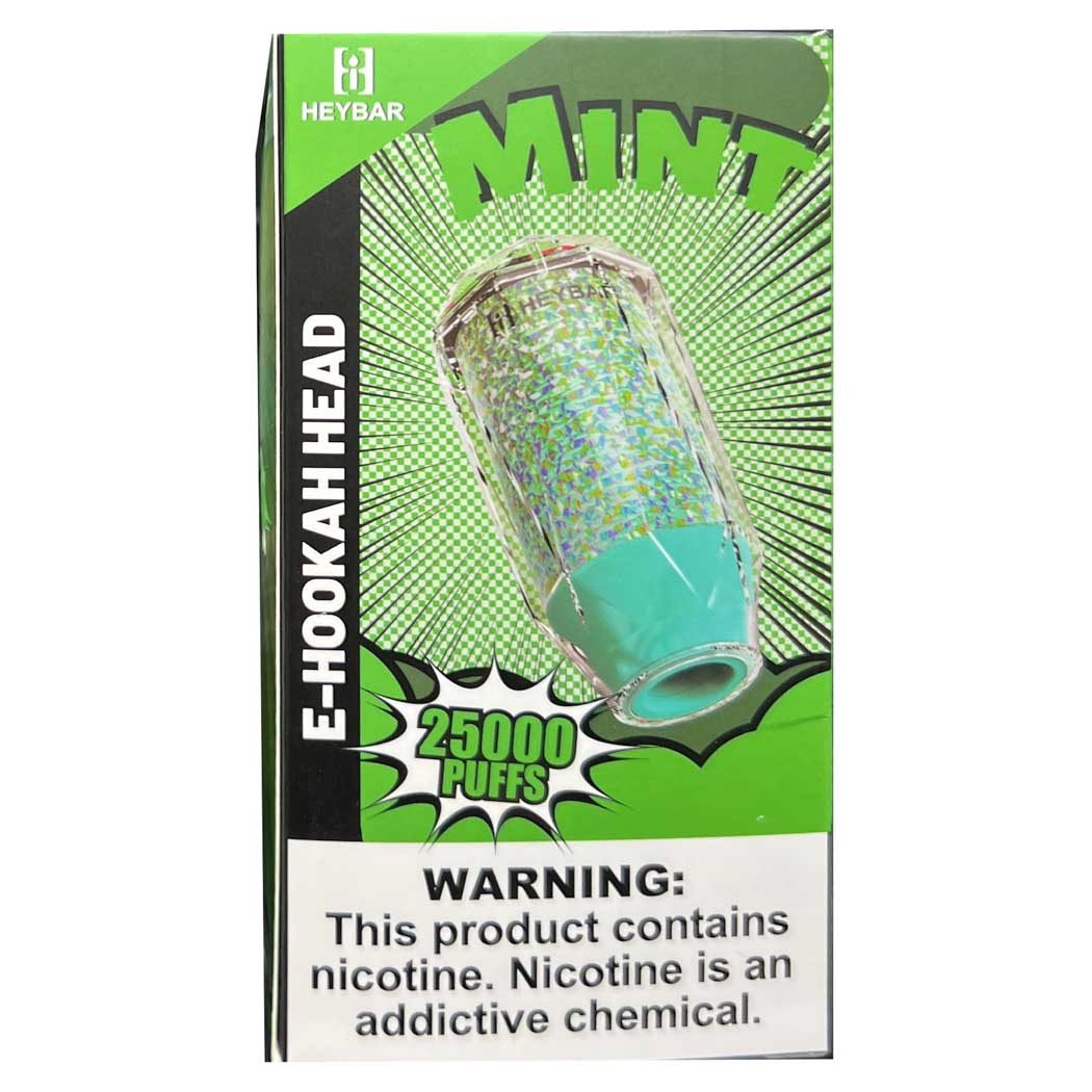 HEYBAR Disposable E-Hookah Head 25000 Excitement Smokin PA HEYBAR Disposable E-Hookah Head 25000 Excitement Smokin PA