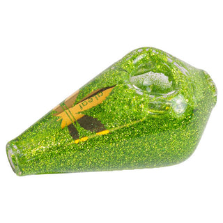 aLeaf Triangle 3" Glitter Glycerin Hand Pipe - Assorted