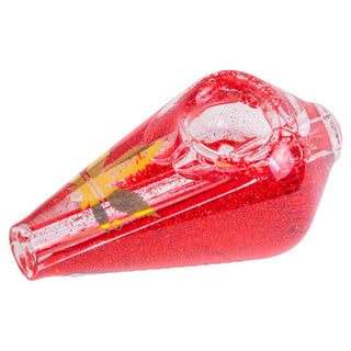 aLeaf Triangle 3" Glitter Glycerin Hand Pipe - Assorted