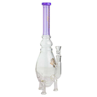 Illuminati Glass Tripod Perc Round 12.5" Glass Water Pipe - Assorted