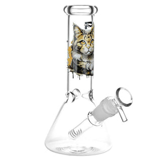 Pulsar Lynx Leer 7.75" Beaker Water Pipe