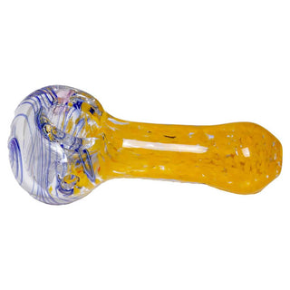 Assorted Frit Glass Spoon Hand Pipes