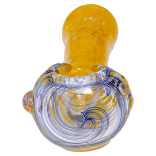 Assorted Frit Glass Spoon Hand Pipes