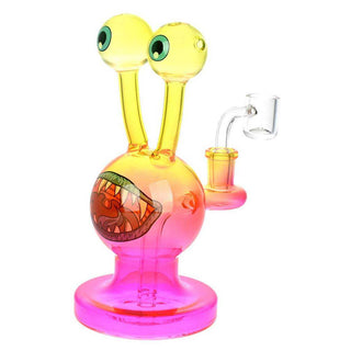 Snail Beastie 7.25" Glass Dab Rig