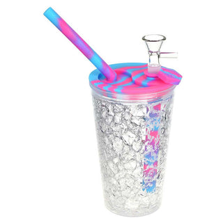 Cooling Freeze Travel Cup Bubbler Water Pipe