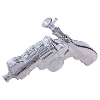 Uniq Snub Nose Revolver 8" Glass Water Pipe