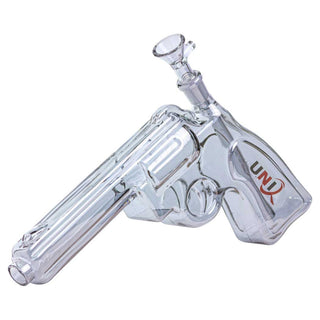 Uniq Long Barrel Revolver 10" Glass Water Pipe