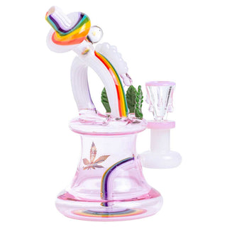 aLeaf Utopia Rainbow Arc 7.5" Glass Water Pipe - Assorted