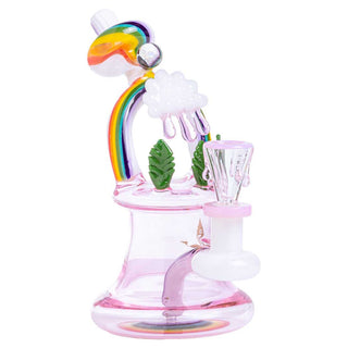 aLeaf Utopia Rainbow Arc 7.5" Glass Water Pipe - Assorted