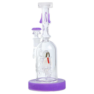 aLeaf Dripping Head with Slyme Base 10" Glass Water Pipe - Assorted