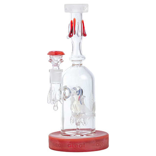 aLeaf Dripping Head with Slyme Base 10" Glass Water Pipe - Assorted