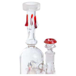 aLeaf Dripping Head with Slyme Base 10" Glass Water Pipe - Assorted
