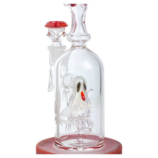 aLeaf Dripping Head with Slyme Base 10" Glass Water Pipe - Assorted