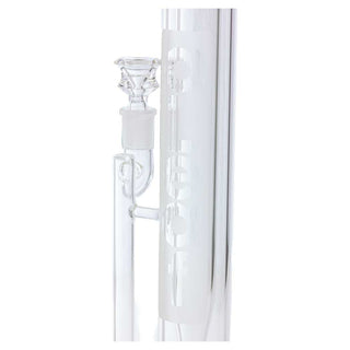 aLeaf Pillar Perc Frosted Base 13" Straight Glass Water Pipe - Assorted