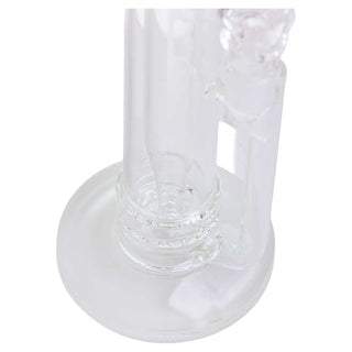 aLeaf Pillar Perc Frosted Base 13" Straight Glass Water Pipe - Assorted