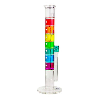 aLeaf Rainbow Glycerine Colors 16" Straight Glass Water Pipe