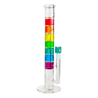 aLeaf Rainbow Glycerine Colors 16" Straight Glass Water Pipe