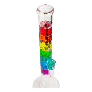 aLeaf Rainbow Glycerine Colors 16" Straight Glass Water Pipe