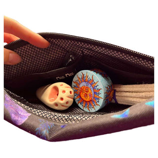 High Dreams Smell Proof Bag with Lock Butterfly & Moon