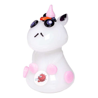 Blowfish Glassworks Cute Unicorn 4" Hand Pipe