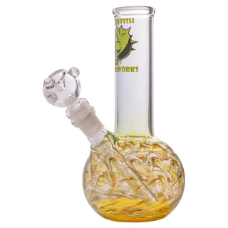 Blowfish Glassworks Wrap and Raked 8" Bubble Bottom Water PIpe