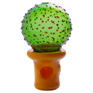 Blowfish Glassworks 5" Round Cactus Hand Pipe