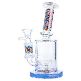 Rainbow Dab Rig 7" Glass Water Pipe
