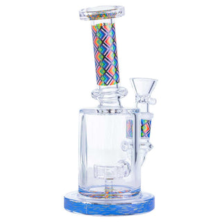 Rainbow Dab Rig 7" Glass Water Pipe