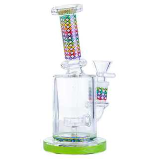 Rainbow Dab Rig 7" Glass Water Pipe