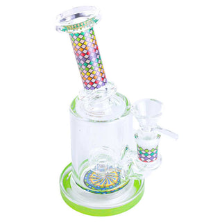 Rainbow Dab Rig 7" Glass Water Pipe