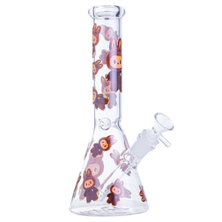 Something Labubu-Style Realistic Beaker 10.5" Glass Water Pipe