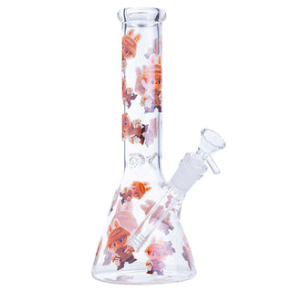 Something Labubu-Style Realistic Beaker 10.5" Glass Water Pipe