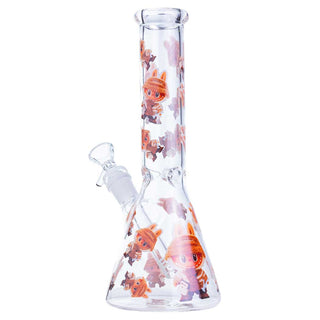 Something Labubu-Style Realistic Beaker 10.5" Glass Water Pipe