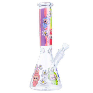 Something Labubu-Style Cartoon Beaker 10.5" Glass Water Pipe