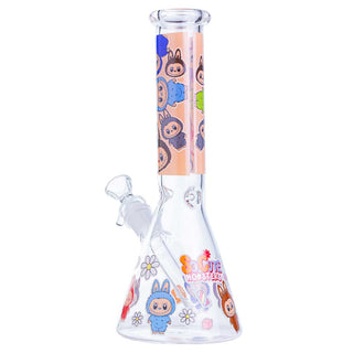 Something Labubu-Style Cartoon Beaker 10.5" Glass Water Pipe