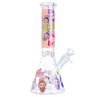 Something Labubu-Style Cartoon Beaker 10.5" Glass Water Pipe