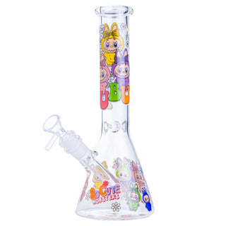 Something Labubu-Style Cartoon Beaker 10.5" Glass Water Pipe
