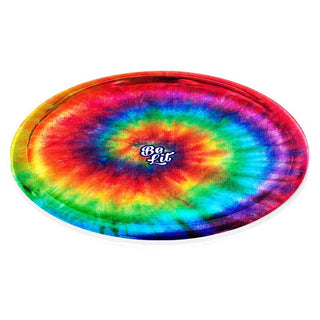 Be Lit Tie Dye Round Rolling Tray