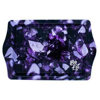 Be Lit Amethyst Small Rolling Tray