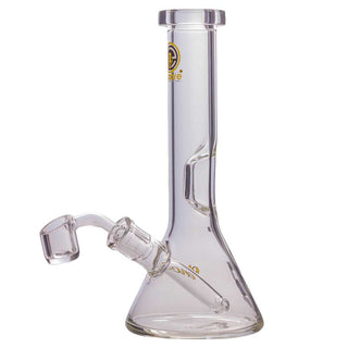 Encore 8" Fumed Glass Fixed Downstem Beaker Water Pipe