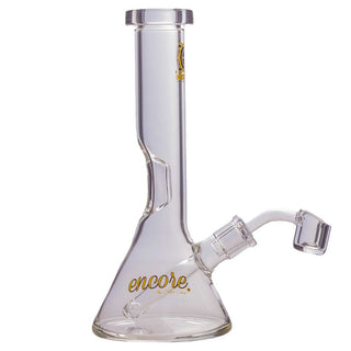 Encore 8" Fumed Glass Fixed Downstem Beaker Water Pipe