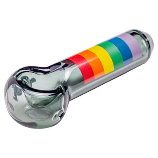 Chameleon Glass Human Kind 4" Spoon Hand Pipe