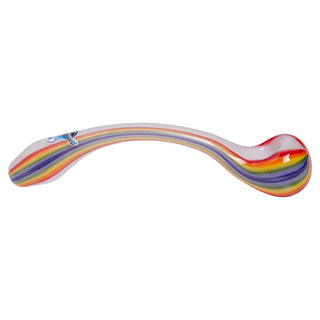 Chameleon Glass Rainbow Gandalf 8" Hand Pipe