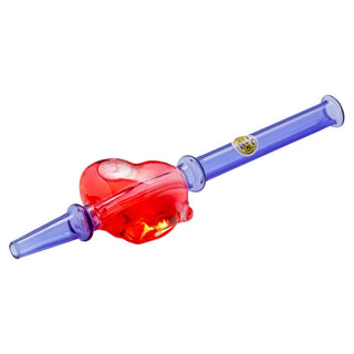 Crush Glycerin Heart 7" Freezable Dab Straw