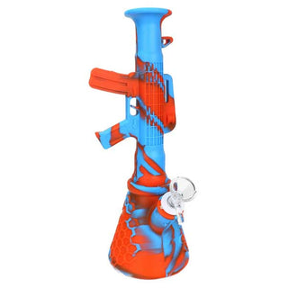 Gun Style 11.5" Silicone Beaker Water Pipe