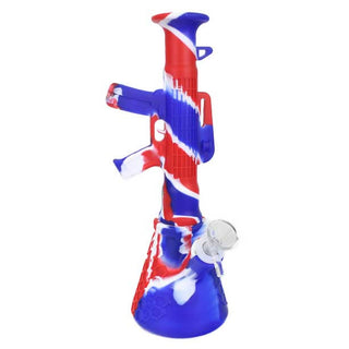 Gun Style 11.5" Silicone Beaker Water Pipe