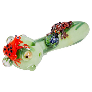 Empire Glassworks Ribbit 4.5" Spoon Hand Pipe