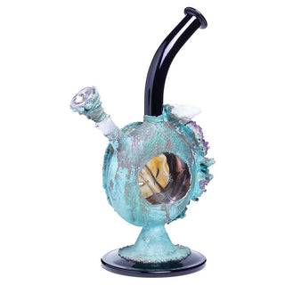 Envy Brazilian Agate Electroformed 12" Water Pipe